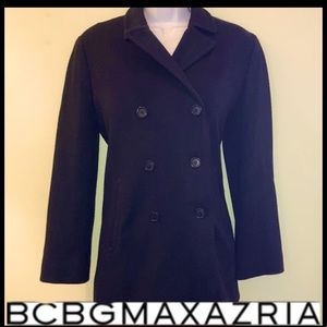 BCBG Max Azria- Spring Peacoat- Black